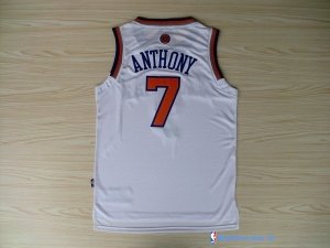 Maillot NBA Pas Cher New York Knicks Carmelo Anthony 7 Blanc