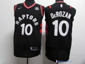 Maillot NBA Pas Cher Toronto Raptors DeMar DeRozan 10 Noir 2017/18