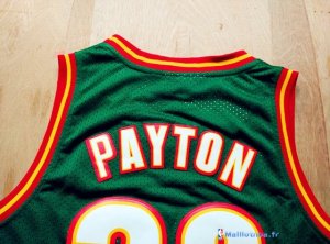 Maillot NBA Pas Cher Seattle Supersonics Gary Payton 20 Retro Vert