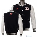 Survetement En Laine NBA Chicago Bulls Michael Jordan 23 Noir