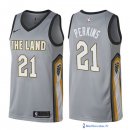 Maillot NBA Pas Cher Cleveland Cavaliers Kendrick Perkins 21 Nike Gris Ville 2017/18