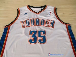 Maillot NBA Pas Cher Oklahoma City Thunder Blanc Kevin Durant 35