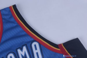 Maillot NBA Pas Cher Oklahoma City Thunder Russell Westbrook 0 Bleu Icon 2017/18