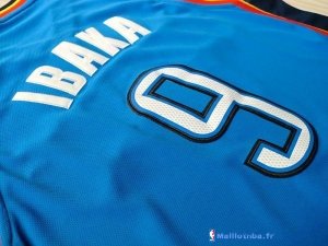 Maillot NBA Pas Cher Oklahoma City Thunder Serge Ibaka 9 Bleu