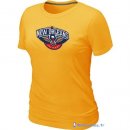 T-Shirt NBA Pas Cher Femme New Orleans Pelicans Jaune
