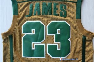 Maillot NCAA Pas Cher Irish LeBron James 23 Or