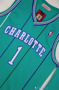 Maillot NBA Pas Cher Charlotte Hornets Tyrone Curtis Bogues 1 Vert