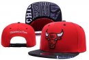 Bonnet NBA Chicago Bulls 2016 Rouge Noir 1