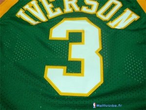 Maillot NCAA Pas Cher Bethel Park Allen Iverson 3 Vert