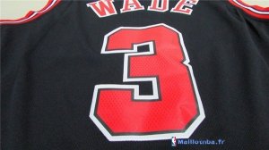 Maillot NBA Pas Cher Chicago Bulls Dwyane Wade 3 2016 Noir
