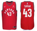 Maillot NBA Pas Cher Toronto Raptors Pascal Siakam 43 Rouge 2017/18