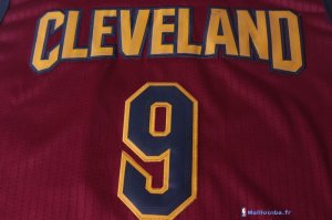 Maillot NBA Pas Cher Cleveland Cavaliers Dwyane Wade 9 Rouge 2017/18