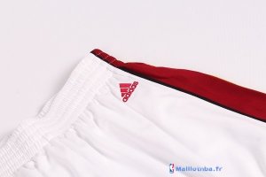 Pantalon NBA Pas Cher Miami Heat Blanc Rouge