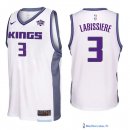 Maillot NBA Pas Cher Sacramento Kings Skal Llabissiere 3 Blanc 2017/18