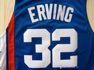 Maillot ABA Pas Cher Brooklyn Nets Erving 32 Bleu