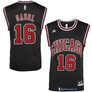 Maillot NBA Pas Cher Chicago Bulls Pau Gasol 16 Noir