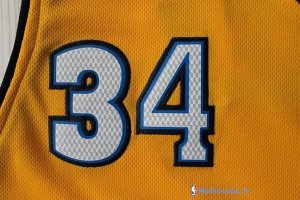 Maillot NBA Pas Cher Denver Nuggets JaVale McGee 34 Jaune