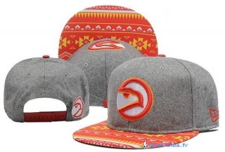 Bonnet NBA Atlanta Hawks 2016 Gris Orange