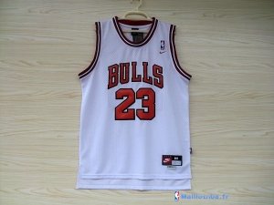 Maillot NBA Pas Cher Chicago Bulls Michael Jordan 23 Blanc