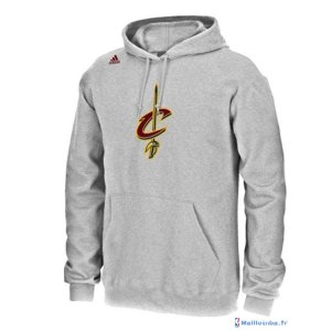 Sweat Capuche NBA Cleveland Cavaliers LeBron James 23 Gris