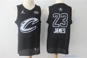 Maillot NBA Pas Cher NBA All Star 2018 LeBron James 23 Noir