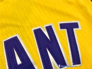 Maillot NBA Pas Cher Los Angeles Lakers Kobe Bryant 8 Jaune Pourpre