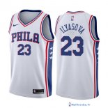 Maillot NBA Pas Cher Philadelphia Sixers Justin Anderson 23 Blanc Association 2017/18