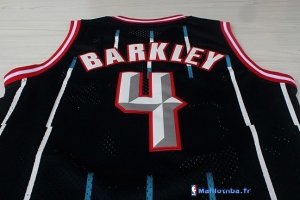 Maillot NBA Pas Cher Houston Rockets Charles Barkley 4 Retro Bleu