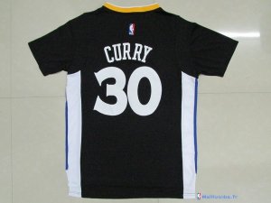 Maillot NBA Pas Cher Golden State Warriors Stephen Curry 30 Noir MC