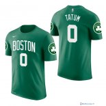 Maillot Manche Courte Boston Celtics Jayson Tatum 0 Vert 2017/18