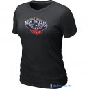 T-Shirt NBA Pas Cher Femme New Orleans Pelicans Noir
