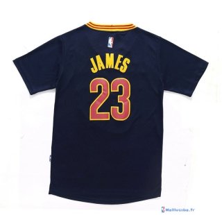 Maillot NBA Pas Cher MC Cleveland Cavaliers LeBron James 23 Noir