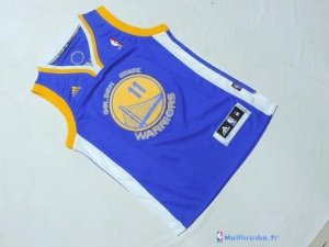 Maillot NBA Pas Cher Golden State Warriors Junior Klay Thompson 11 Bleu