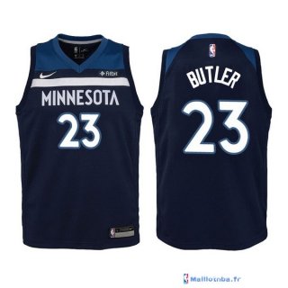 Maillot NBA Pas Cher Minnesota Timberwolves Junior Jimmy Butler 23 Marine 2017/18