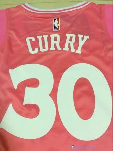 Maillot NBA Pas Cher Golden State Warriors Femme Stephen Curry 30 Rose