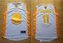 Maillot NBA Pas Cher Golden State Warriors Klay Thompson 11 Or