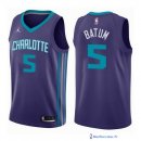 Maillot NBA Pas Cher Charlotte Hornets Nicolas Batum 5 Purpura Statement 2017/18