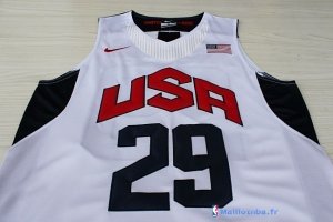 Maillot NBA Pas Cher USA 2012 Paul George 29 Blanc