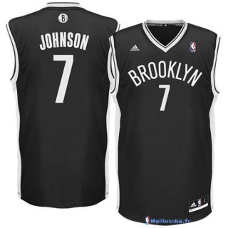 Maillot NBA Pas Cher Brooklyn Nets Earvin Johnson 7 Noir