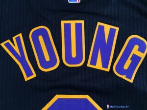 Maillot NBA Pas Cher Los Angeles Lakers Nick Young 0 Noir MC