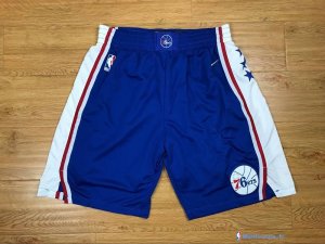 Pantalon NBA Pas Cher Philadelphia Sixers Nike Bleu