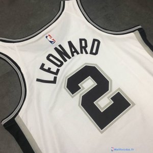 Maillot NBA Pas Cher San Antonio Spurs Kawhi Leonard 2 Blanc Association 2017/18