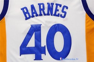 Maillot NBA Pas Cher Golden State Warriors Harrison Barnes 40 Blanc