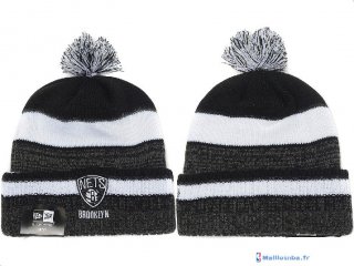 Tricoter un Bonnet NBA Brooklyn Nets 2017 Noir Blanc