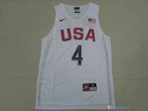 Maillot NBA Pas Cher USA 2016 Jimmy Butler 4 Blanc