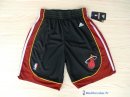 Pantalon NBA Pas Cher Miami Heat Noir Rouge