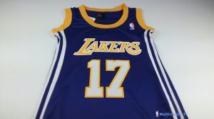 Maillot NBA Pas Cher Los Angeles Lakers Femme Jeremy Lin 17 Noir