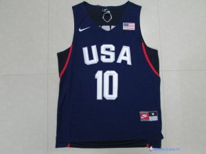 Maillot NBA Pas Cher USA 2016 Kyrie Irving 10 Bleu