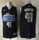 Maillot NBA Pas Cher Dallas Mavericks Dirk Nowitzki 41 Noir