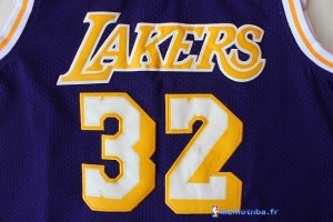 Maillot NBA Pas Cher Los Angeles Lakers Wesley Johnson 32 Pourpre